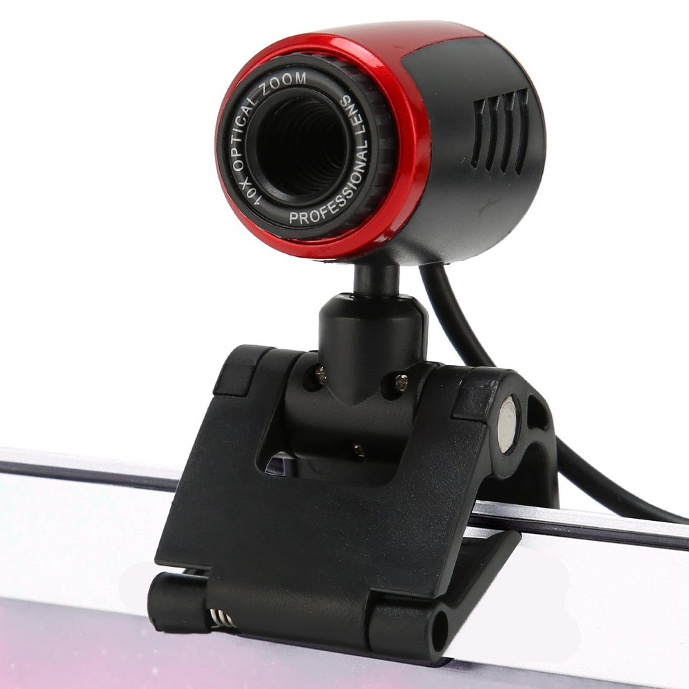 Yosoo Webcam, USB2.0 360 Degree for Computer PC Laptop Webcam for Pc Computer Camera with MIC HD Webcam Web Camera Cam for Skype MSN
