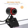 Yosoo Webcam, USB2.0 360 Degree for Computer PC Laptop Webcam for Pc Computer Camera with MIC HD Webcam Web Camera Cam for Skype MSN view 4