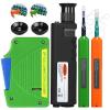 4-Piece Set Fiber Cleaning Tool kit Handheld Fiber Microscope 400x view 1