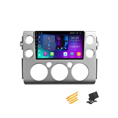 Android 13 Car Stereo Bluetooth Car Play 2 DIN Touch Screen Compatible with Toyota FJ Cruiser J15 9In QLED Display Car Radio with Navigation Android Auto FM RDS SWC,4 Core NF1 1G+32G