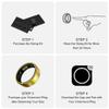 Victormont Vic Ring, Ultra-Light Titanium Smart Ring, 7-Day Battery Life, Fitness/Sleep/Stress Tracker for Women & Men, No APP Subscription Fees, IP68 Waterproof, iOS & Android Compatible(Gold, 8) view 2