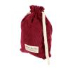 PATIKIL Soft Drawstring Lens Case, 9.84"x6.69"x0.24" Drawstring Lens Pouch, Camera Protective Handbag for Nikon DSLR Camera Lens, Wine Red view 1
