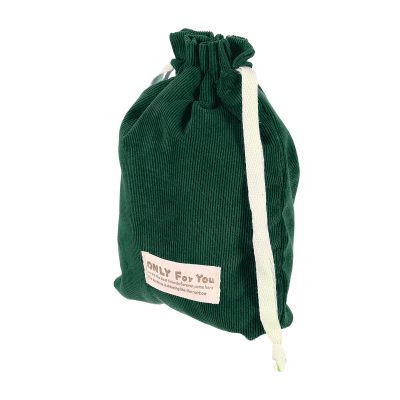 PATIKIL Soft Drawstring Lens Case, 9.84"x6.69"x0.24" Drawstring Lens Pouch, Camera Protective Handbag for Nikon DSLR Camera Lens, Dark Green