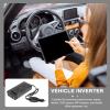 200W Car Power Inverter DC 12V to 110V Car Outlet Adapter Plug Adapter Converter with 4 USB Ports Power Inverter for Vehicles (Black) view 3