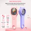 Crspexil Microscope, Digital Microscope,Holding Magnifying Glasses2 IPS Eye-Protecting Screen,2 MP,4 Zoom Buttons,500x Magnification,8 LED Lights,Christmas,Birthday,Edu Gifts. view 2