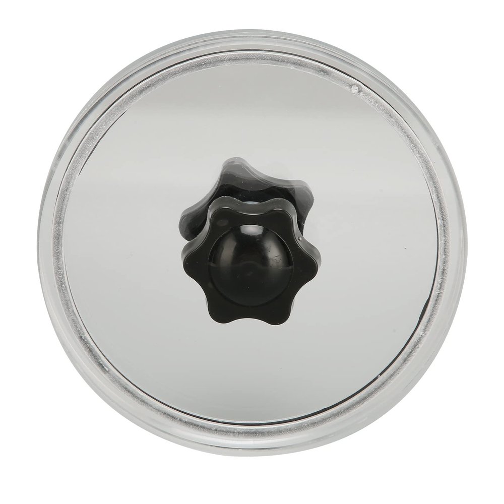 Record Label Saver Cleaning Protector Clamp for Records Industrial Grip Clear ABS Material (Black)
