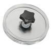 Record Label Saver Cleaning Protector Clamp for Records Industrial Grip Clear ABS Material (Black) view 3