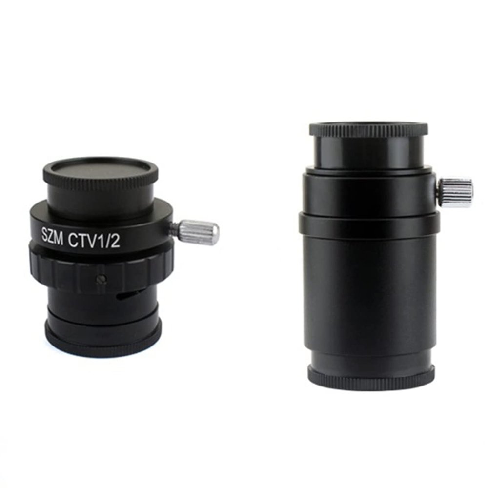 Microscope 1/2 1/3 1X 0.3X 0.5X Adapter C Mount Lens for Trinocular Stereo Microscope(1X and 1-2)