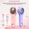 Crspexil Microscope, Digital Microscope,Holding Magnifying Glasses2 IPS Eye-Protecting Screen,2 MP,4 Zoom Buttons,500x Magnification,8 LED Lights,Christmas,Birthday,Edu Gifts. view 3