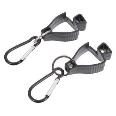 NAMOARLY 2pcs Versatile Glove Clip for Outdoor Use Towel and Sunglasses Holder Lightweight for Work and Everyday Activities