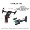 KIYILIHI Speaker Stand, Wall-Mounted Speaker Shelves 1 Pair,Tray Can Be Extended from 130 to 320 mm Speaker Stand, for Home Theaters Professional Performance(Speakers Not Included)(Tray Depth 370mm) view 2