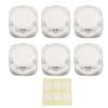 Aramox 6 Pcs Cable Keeper with Acrylic Adhesive Tape for Neat Desk Wire Management, Easily Compatible with Most Cables, Easy Installation with Traceless Tape, Suitable for All Surfaces view 1