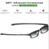 Mryok 2 Pairs Replacement Earsocks for Oakley Chamfer Squared OX8143 / Chamfer MNP OX8089 Sunglass - Black & Black view 3