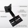 KIYILIHI Speaker Stand, Wall-Mounted Bearing Capacity 50kg Speaker Stand, Suitable for 7.87 to 19.68 Inches Speaker Shelves 1 Pair, for Home Theaters Professional Performance view 3