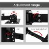 KIYILIHI Speaker Stand, Wall-Mounted Bearing Capacity 50kg Speaker Stand, Suitable for 7.87 to 19.68 Inches Speaker Shelves 1 Pair, for Home Theaters Professional Performance view 4