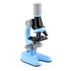 Lab Microscope Accessories Microscope Kit Lab LED 100X-400X-1200X Biological Microscope for Kids Child(Blue) view 1