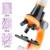 Lab Microscope Accessories Microscope Kit Lab LED 100X-400X-1200X Biological Microscope for Kids Child(Blue) view 4