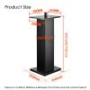 KIYILIHI Speaker Stand, Base Size 340x340mm Speaker Stands,Sand Can Be Filled Speaker Stands 2 Pieces, for Home Theaters Professional Performance Recording Composing(Brown,280x240x500mm) view 2