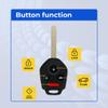 Replacement Keyless Remote Head Key Fob for Subaru Outback 2013 FCC CWTWBU766 Part Number 57497-AJ00A 57497AJ00A view 2