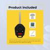 Replacement Keyless Remote Head Key Fob for Subaru Outback 2013 FCC CWTWBU766 Part Number 57497-AJ00A 57497AJ00A view 3