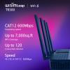 wiSIMLeap 4G WiFi 6e Router CPE LTE Cat 12 and Portable WiFi AX3000 Store RV Gaming Router for Wireless Internet vSIM Include Local and Roaming Pay as You GO Mifi Hotspot 50GB for US view 2