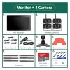 10'' AHD Digital Wireless DVR Recorder Reverse Backup Camera With WiFi MonitorCompatible With Truck/Trailer/Bus/RV/Pickups/Trailer(Add 4 camera,No SD Card) view 2