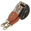 KIMISS Adjustable Vintage Embroidered Camera Strap with Wide, Thickened Polyester Webbing for Digital SLR Cameras (Orange and Blue) view 4