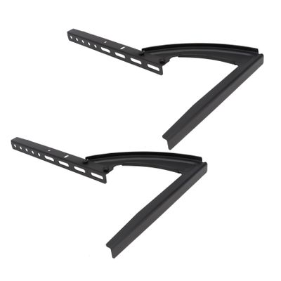 KICHOUSE Adjustable Tv Stand Base for LCD Led Tvs Metal Desktop Holder Support Easy Installation Compatible Screens up to Small