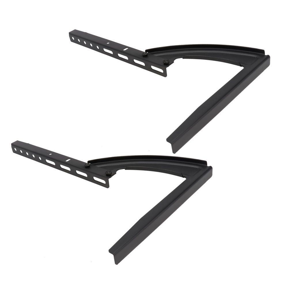 KICHOUSE Adjustable Tv Stand Base for LCD Led Tvs Metal Desktop Holder Support Easy Installation Compatible Screens up to Small