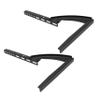 KICHOUSE Adjustable Tv Stand Base for LCD Led Tvs Metal Desktop Holder Support Easy Installation Compatible Screens up to Small view 1