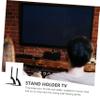 KICHOUSE Adjustable Tv Stand Base for LCD Led Tvs Metal Desktop Holder Support Easy Installation Compatible Screens up to Small view 4