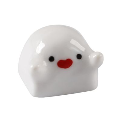 YMDK Hug Cloud Personalized Keycaps Homemade Clay Material Keycap Cute Interesting Key Caps for Mechanical Keyboard