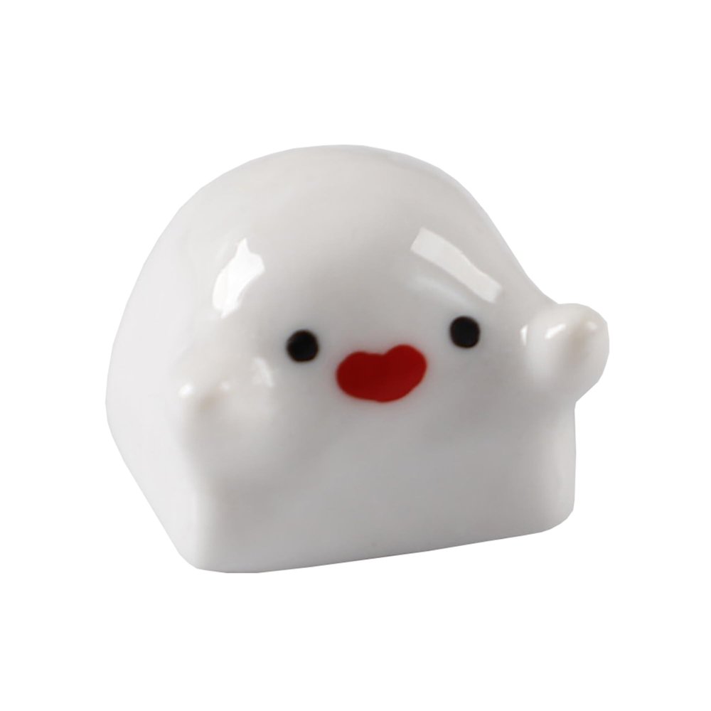 YMDK Hug Cloud Personalized Keycaps Homemade Clay Material Keycap Cute Interesting Key Caps for Mechanical Keyboard
