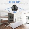 MCJ 2K Mini WiFi Camera - Indoor Security Camera with Video Live Feed, Motion Detection Night Vision, No SD Card Included, Baby/Pet Monitor A9 (A9) view 3
