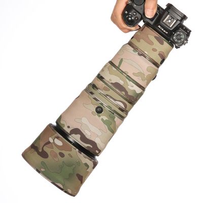 CHASING BIRDS Lens Camouflage Waterproof Coat for Nikon Z 600mm f/6.3 VR S Rainproof Lens Protective Cover Version IV (Desert Camouflage, with 2.0X TC)