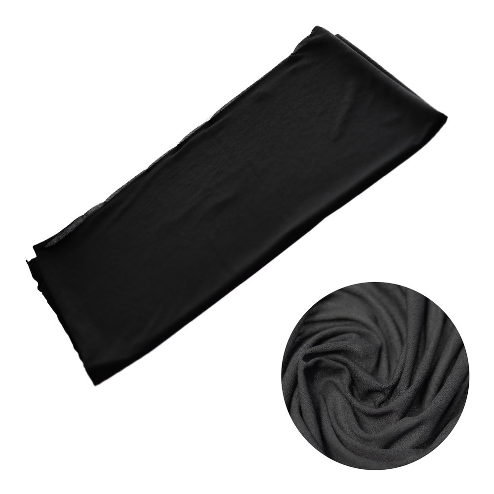 bociloy Speaker Grill Cloth, Black Stereo Mesh Fabric for Home Theater, Stage, KTV, Vintage & Automotive Speakers Repair - 69" x 39" (175 x 100 cm)