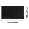 bociloy Speaker Grill Cloth, Black Stereo Mesh Fabric for Home Theater, Stage, KTV, Vintage & Automotive Speakers Repair - 69" x 39" (175 x 100 cm) view 2