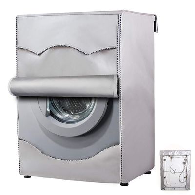 XvuaTeIw Silver Washer-Dryer Cover Washing Machine Cover Polyester Sunscreen Laundry Silver-Coated Waterproof Cover(60x65x85cm)