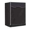 XvuaTeIw 210DWaterproof Case Silver Coating Washing Machine Cover Sunscreen Front Load Laundry Dryer Covers Washing Machine Cover(Black,60x50x85cm) view 1