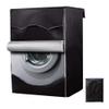XvuaTeIw 210DWaterproof Case Silver Coating Washing Machine Cover Sunscreen Front Load Laundry Dryer Covers Washing Machine Cover(Black,60x50x85cm) view 2