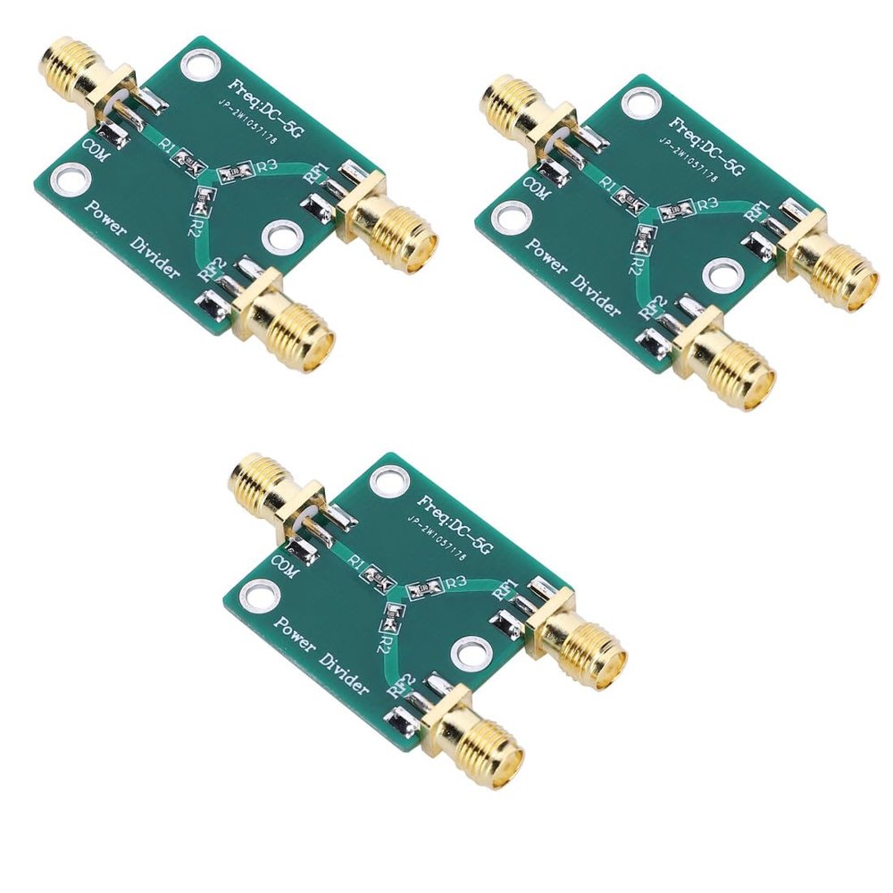 FTVOGUE 3pcs RF Power Divider 2-Way Power Splitter Module Industrial Eletrical Supplies
