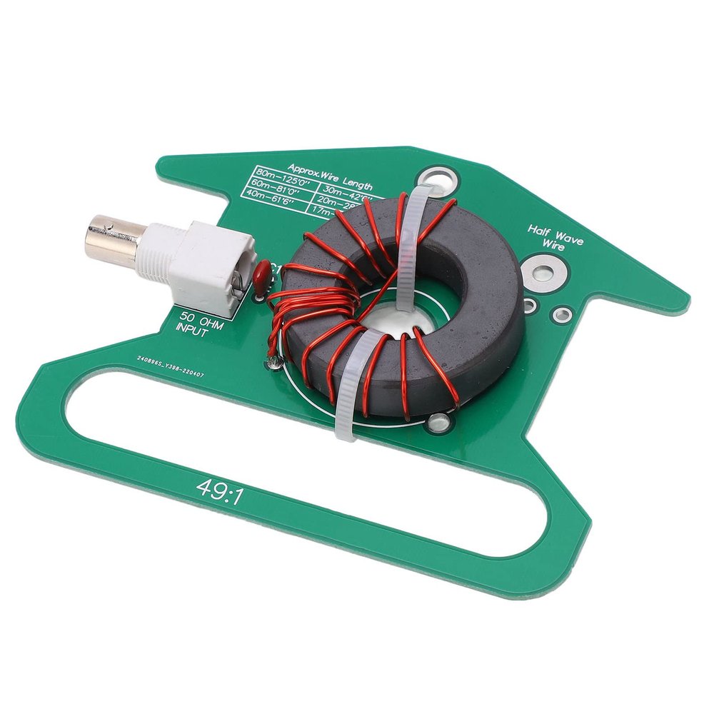 Balun PCB Balanced to Unbalanced Balun PCB, Accessory Transformer Shortwave Untuned Finished Product 535MHz