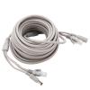 Cat 5 Cable & Power Extension Two in One, 20M RJ45+DC Ethernet IP Cameras & NVR, Suitable for 10Mbps/100Mbps Network, RJ45 with 2.1X Power Extension view 1