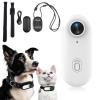 Yoidesu Cat Camera Collar, 4K 30FPS 8MP Pet Dog Collar Camera, 120 Wide Angle Magnetic Action Camera, Wearable Body Camera with Back Clip for Outdoor Sports Vlogging (White) view 1