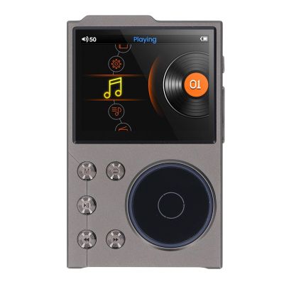 Zunate Portable Digital Audio Player, MP3 Player with Bluetooth 5.3, DSD HiFi MP3 Player Flac Player with 2.4in HD Screen, ALPS Scroll Control, up to 256GB Support