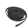 EASYFA PET Snake Skin mesh Black Cable Sleeve, Braided Sleeving Data Line Protection Wire Cable Flame-Retardant Nylon Tube(50 Meter*12 MM) view 1