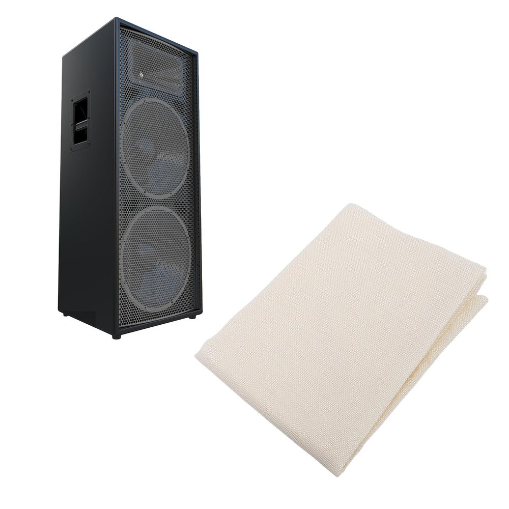 Asixxsix Speaker Grill Cloth Stereo Mesh Fabric for Speaker Repair, 59.06 X 19.69inch Protective Mesh Cloth Stereo Fabric Replacement for Home Stage Speakers and KTV Boxes