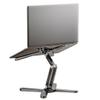 5JJJLOOOPP Adjustable Tablet Holder with 360 Rotating Base Aluminum Computer Stand Portable Laptop Stand Folding Laptop Stand for 8-16 Inch Laptops (Color : /Silver) (/Gray) view 1