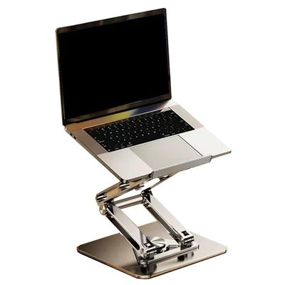 720 Adjustable Tablet Holder with Swivel Base , Computer Stand for Laptop Computer Stand Ergonomic Folding Laptop Stand ( for Desk ), Hole for Laptop , 10.9-17.3" Device Compatible (Color : /Black)