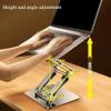 720 Adjustable Tablet Holder with Swivel Base , Computer Stand for Laptop Computer Stand Ergonomic Folding Laptop Stand ( for Desk ), Hole for Laptop , 10.9-17.3" Device Compatible (Color : /Black) view 3